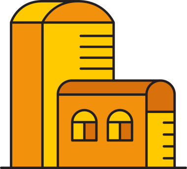 Ofis Kulesi ve Apartman Binası Simgesi