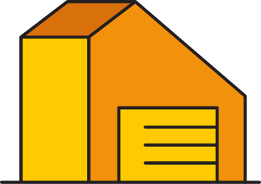 Ofis Kulesi ve Apartman Binası Simgesi