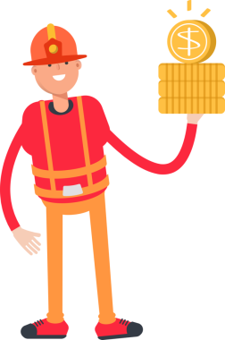 İtfaiyeci Karakteri Dolar Tutuyor