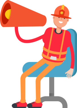 İtfaiyeci Karakteri ve Megafon