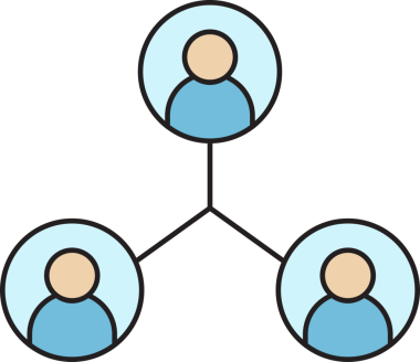İnsan Diyagramı Simgesi Bağlanıyor