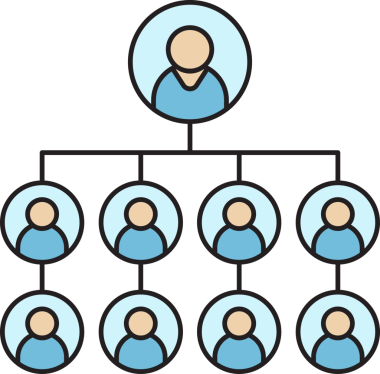 İnsan Diyagramı Simgesi Bağlanıyor