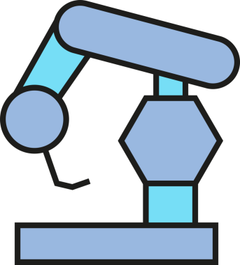Endüstriyel Robot Kol Simgesi