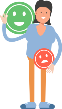 Çizgi Kadın Karakter Çizimi