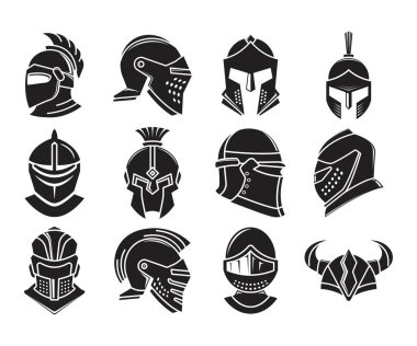 Şövalye ve gladyatör miğferi simgeleri