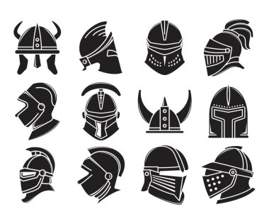 Şövalye ve gladyatör miğferi simgeleri