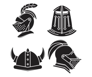 Şövalye ve gladyatör miğferi simgeleri