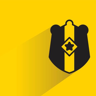 Gölge sarı arkaplan simgesi simgesi