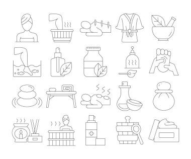 oyuncak ince çizgi simgeleri resimleme ayarlandı