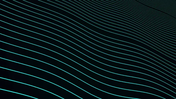 Abstrakt Bølgelinje Stroke Line Nettverk Stream Waveform Bilde stockbilde
