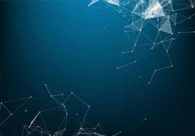 Fütüristik şekli. Arka plan bilgisayar oluşturulan