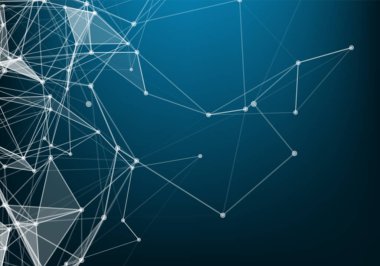 Fütüristik şekli. Arka plan bilgisayar oluşturulan