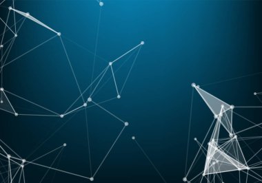 Fütüristik şekli. Arka plan bilgisayar oluşturulan