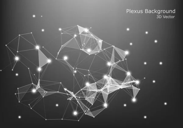 stock vector Abstract Internet connection and technology graphic design. computer geometric digital connection structure. Futuristic black abstract grid. Plexus with particles.