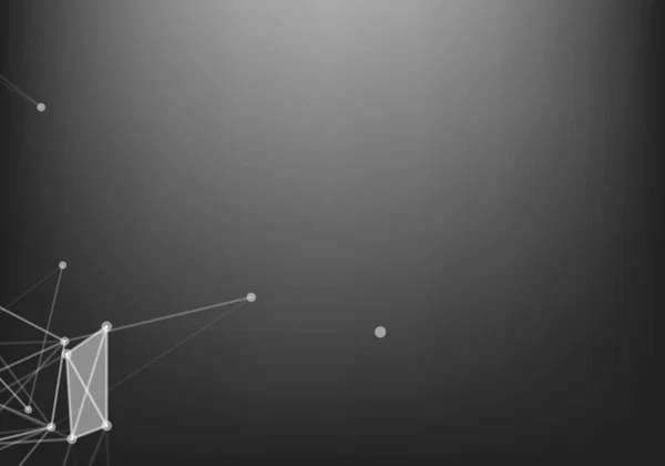 Абстрактний Сірий Фон Футуристична Векторна Ілюстрація Технологічний Фон Великі Дані — стоковий вектор