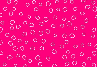 Soyut çember şablonu. kaotik desen çemberi. şirin çizgi film arkaplanı.