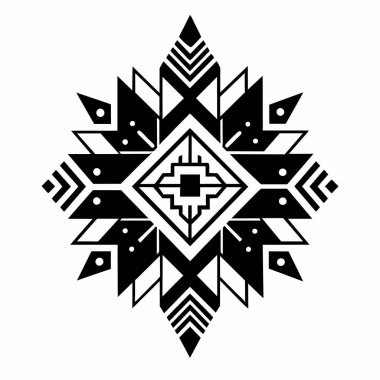 Motif etnik güzel Ikat sanatı. Etnik şablon.