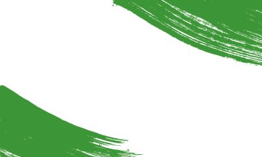 Fırça darbesi ile Libya Bayrağı, Grunge fırça darbesi. Suluboya bayrak tasarımı.