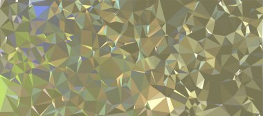 Soyut arkaplan Sarı ve kahverengi çokgen deseni düşük poli üçgen şekli, geometrik arkaplan düşük arka plan tasarımı. 