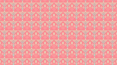 Kusursuz renksiz geometrik kabile Aztek grubu