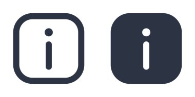 Bilgi ya da Ayrıntılar basit simgeler doldurulmuş, ana hatlar, satır ve vuruş biçimi olarak dizayn edildi