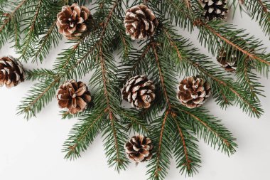 ahşap masa üzerinde Noel dekorasyonu ile taze turuncu yakın çekim