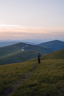 Dağların güzel manzarası