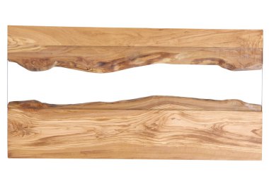 wooden plank texture, isolated on white. 3d illustration.