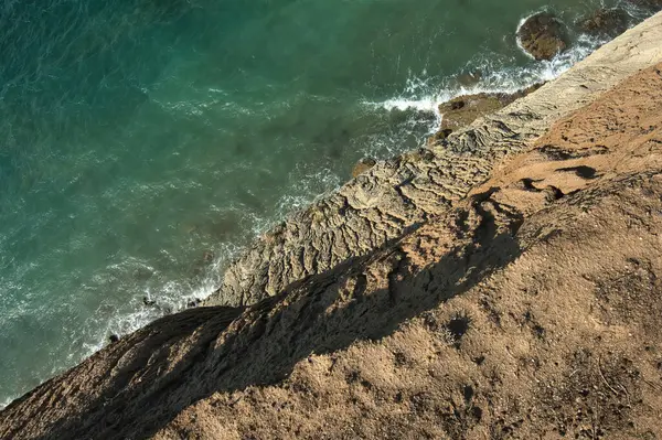 beautiful landscape with a field of wheat and blue sky in gokceada 