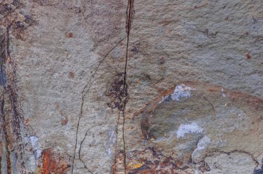 Bazalt sütunların taş yapısı.