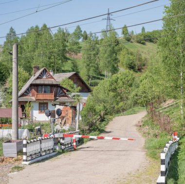 Demiryolları Karpat Dağları 'ndan geçiyor..