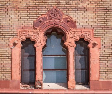 Windows and doors as part of the exterior of the streets of old Uzhgorod.