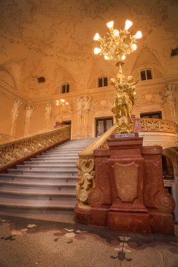 Interior of the Odessa Opera House. clipart