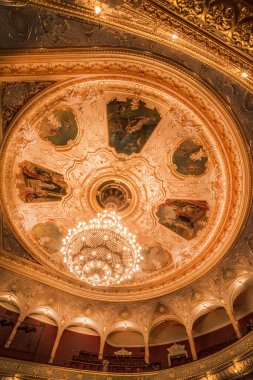 Interior of the Odessa Opera House. clipart