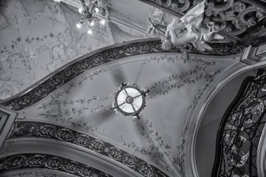 Interior of the Odessa Opera House. clipart