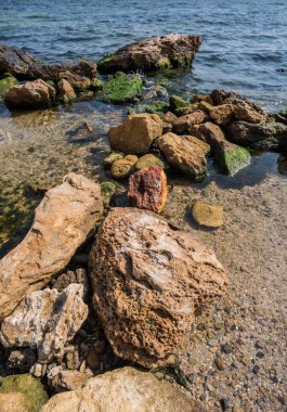 Karadeniz 'in kıyı şeridi sadece kumlu plajlardan değil, aynı zamanda kayalık yamaçlardan da oluşur..
