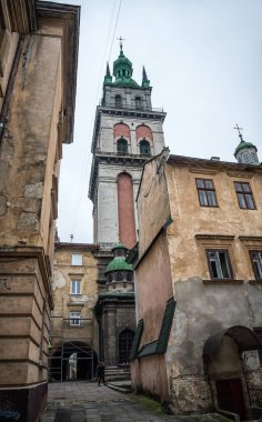 Lviv 'deki güzel Dominik Katedrali