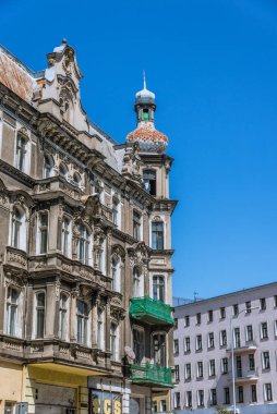 Eski Szczecin 'in güzel mimarisi