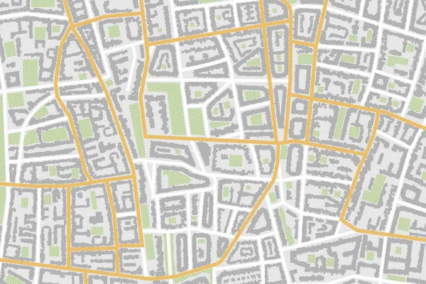 Vista Superior Ciudad Vista Desde Arriba Los Edificios Del Mapa — Archivo Imágenes Vectoriales