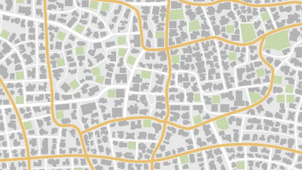 Вид Зверху Будівлі Карти Gps Карта Навігації Власного Будинку Вид — стоковий вектор