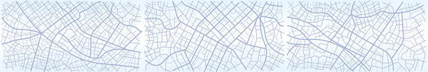 Şehir Manzarası Harita Binalarının Üstünden Bak Gps Haritası Şehrin Yukarıdan — Stok Vektör