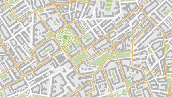 Вид Зверху Місто Вид Зверху Будівлі Карти Карта Gps Вид — стоковий вектор