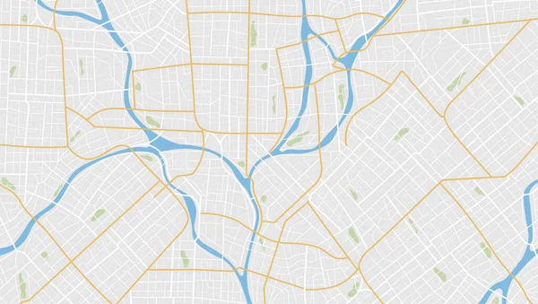 City Map Navigation City Streets Route Distance Data Path Turns — ストックベクタ