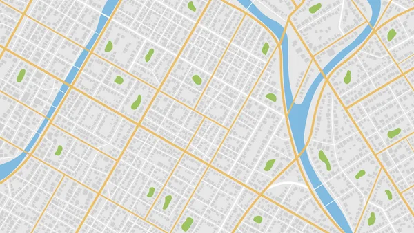 Navegação Mapa Cidade Ruas Cidade Trafegam Dados Distância Curvas Trajeto — Vetor de Stock