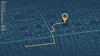 Soyut harita arkaplanı. Renkli soyut çizgiler, dinamik kartografik doku için geometrik şekiller. Ulaşım, yollar. Dijital sanat. Düzenlenebilir vektör çizimi. Sunumlar, reklam projeleri. Vektör çizimi. Çeşitli krediler için çok yönlü