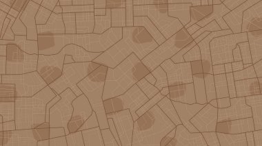 Şehrin yukarıdan detaylı görüntüsü. Şehir manzarası. Eşsiz çizgilere sahip soyut harita, geometrik desenler kartografik.