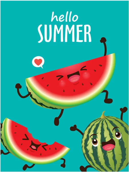 带有水蜜桃特征的老式食品海报设计 — 图库矢量图片
