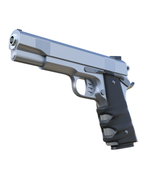 Gümüş Tabanca 3D üretildi