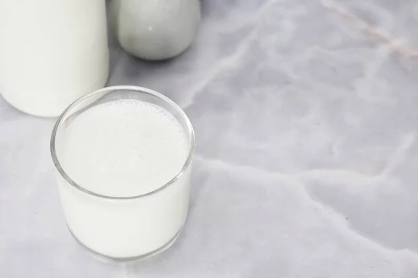 stock image Fresh milk dairy in glass