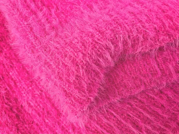 Рожевий Светр Тканинна Текстура Фону — стокове фото
